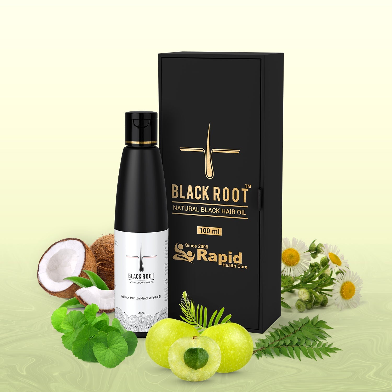 Black Root Natural Hair Oil - 100ml