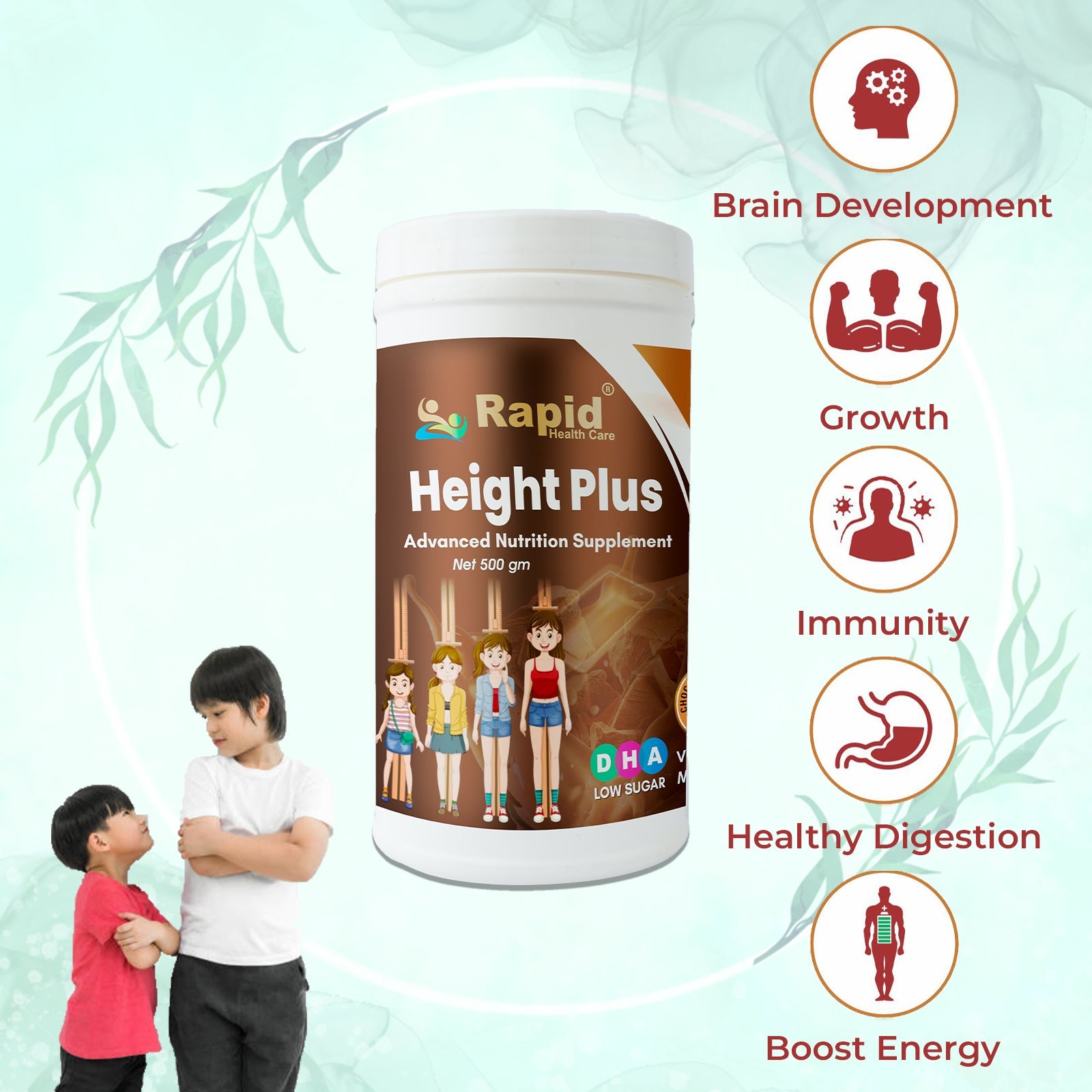 Height Plus Powder & Capsule Combo